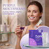 Travel-Sized Purple Teeth Whitening Mouthwash