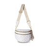 Checkered Nylon Crossbody Bum Bag