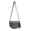 Checkered Nylon Crossbody Bum Bag