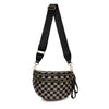 Checkered Nylon Crossbody Bum Bag
